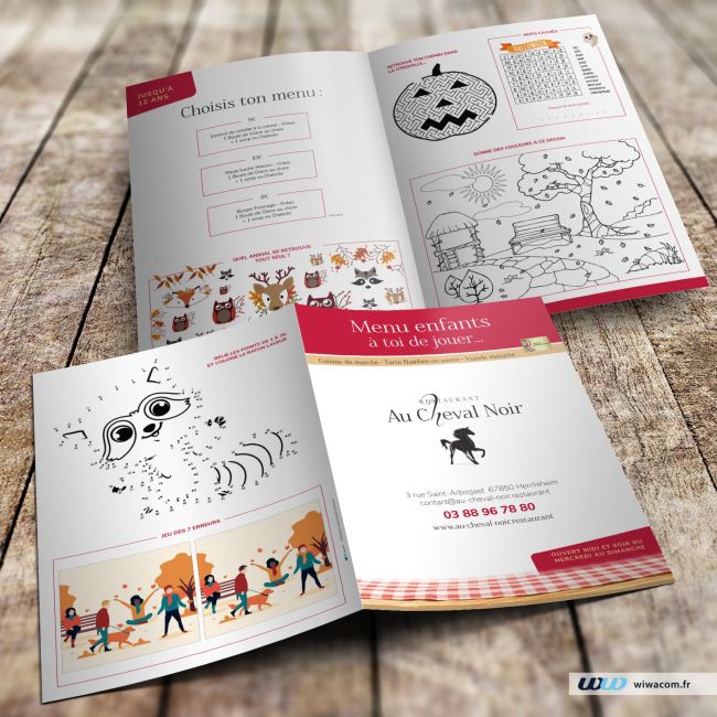 Restaurant Au Cheval Noir - Menu enfant