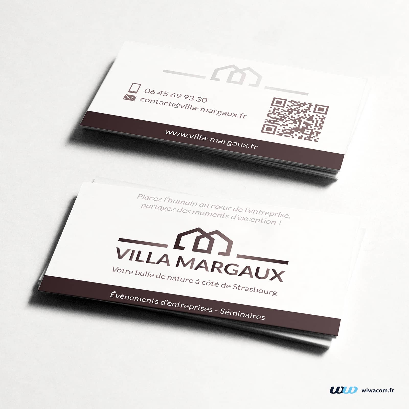 Carte de visites pour Villa Margaux
