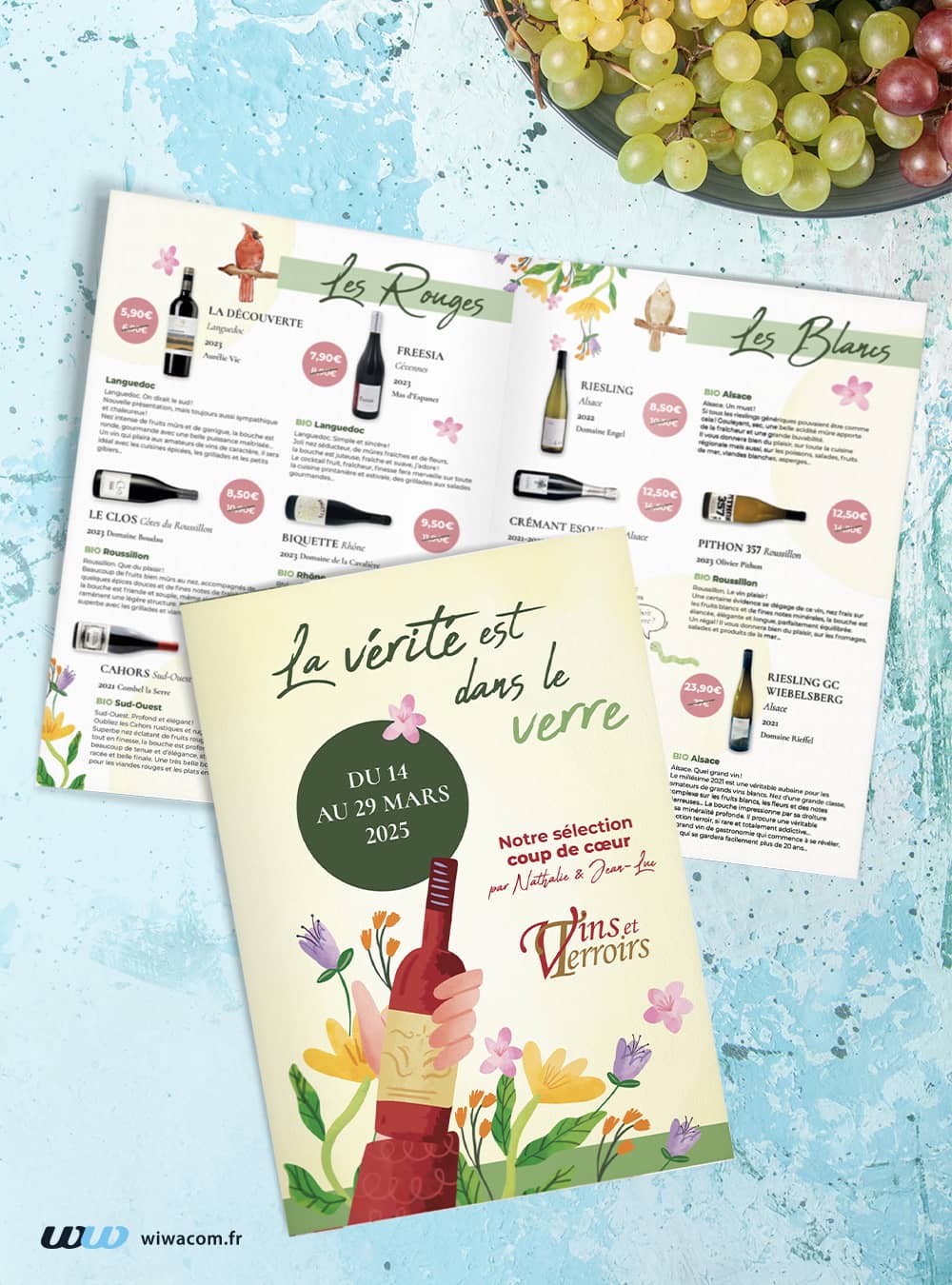 Dépliant Vins et Terroirs