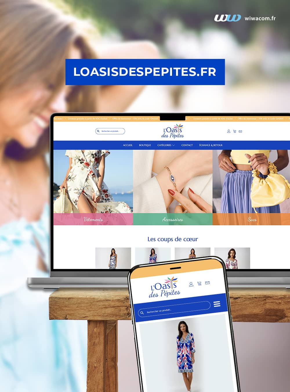 Création site internet l'oasisdespepites.fr