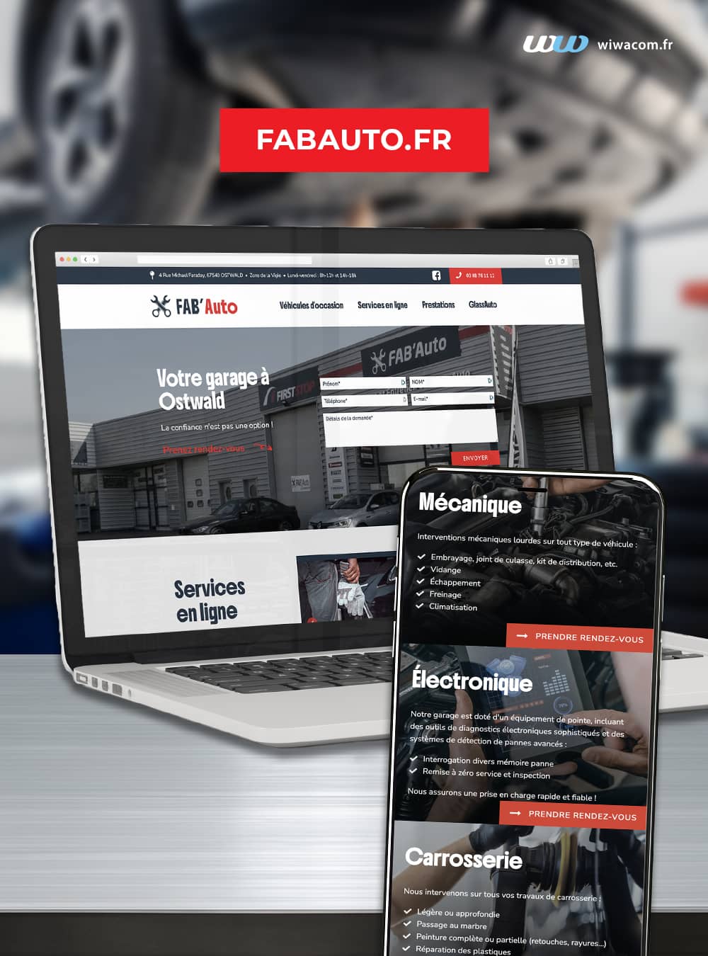 Refonte site internet fabauto.fr