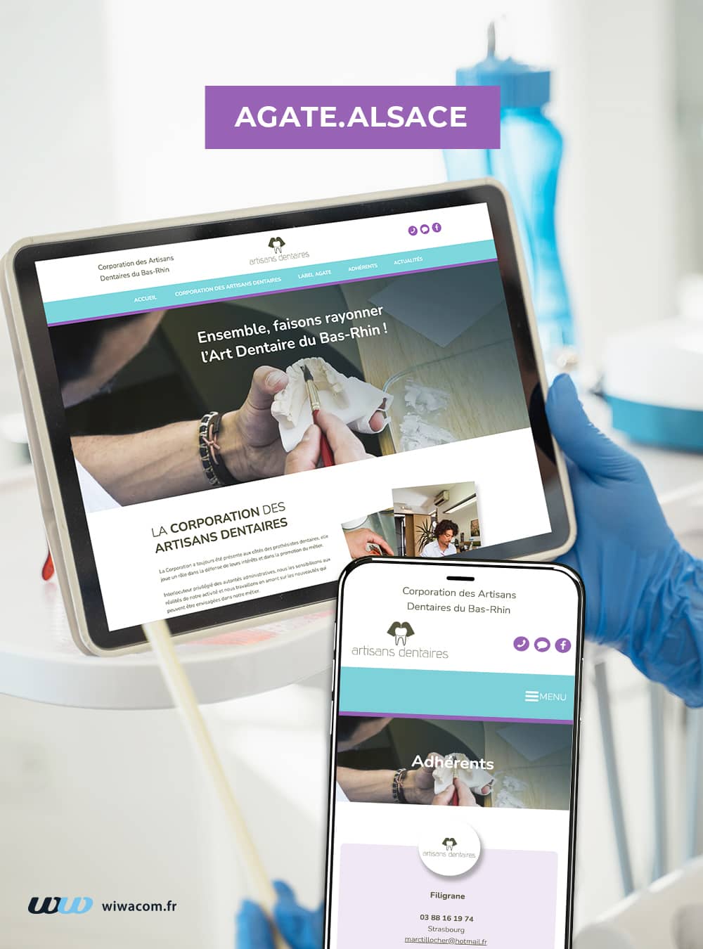 Création site internet agate.alsace
