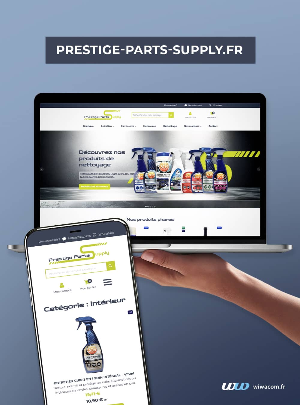 Création site internet prestige-parts-supply.fr