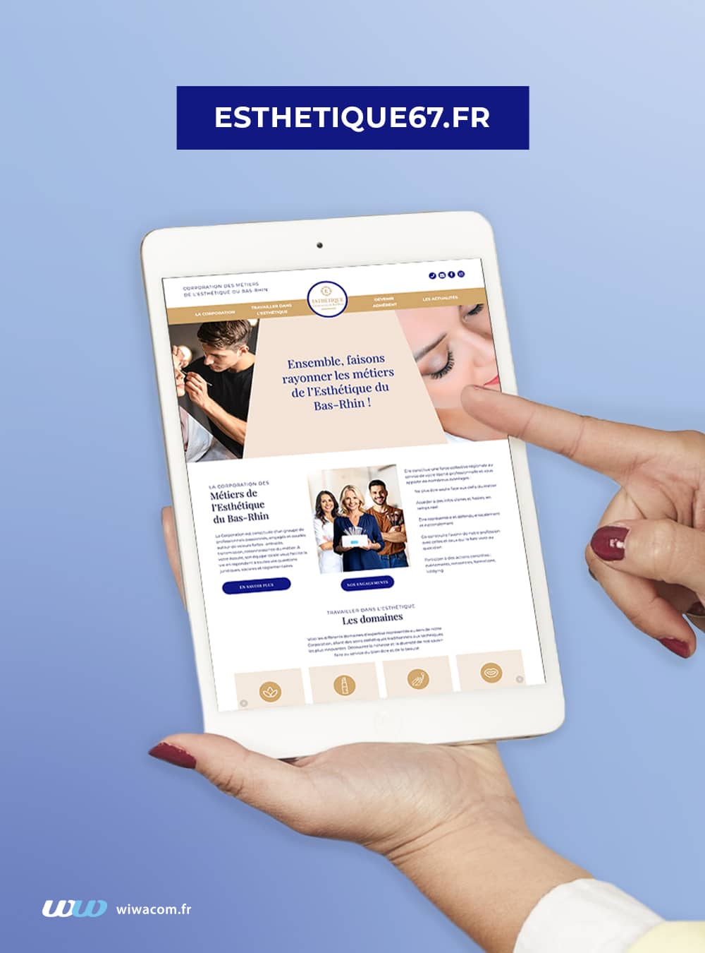 Site internet esthetique67.fr