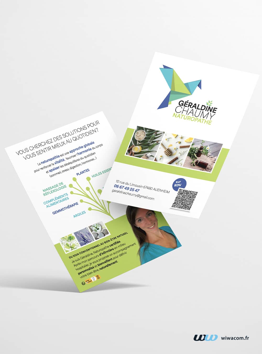 Flyer Naturopathe Géraldine Chaumy