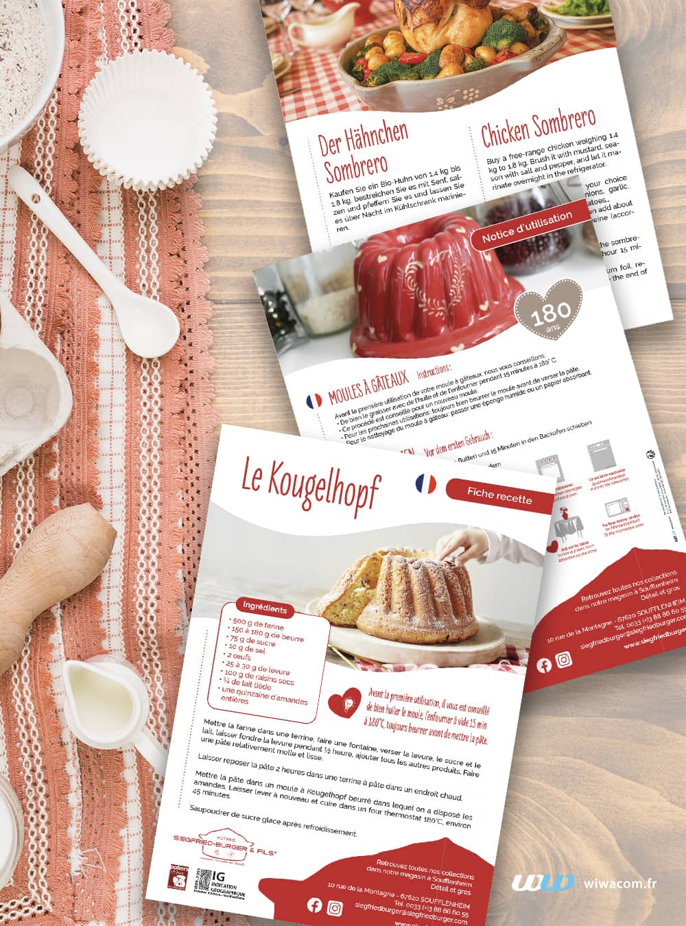 Siegfried-Burger & Fils : Fiches recettes