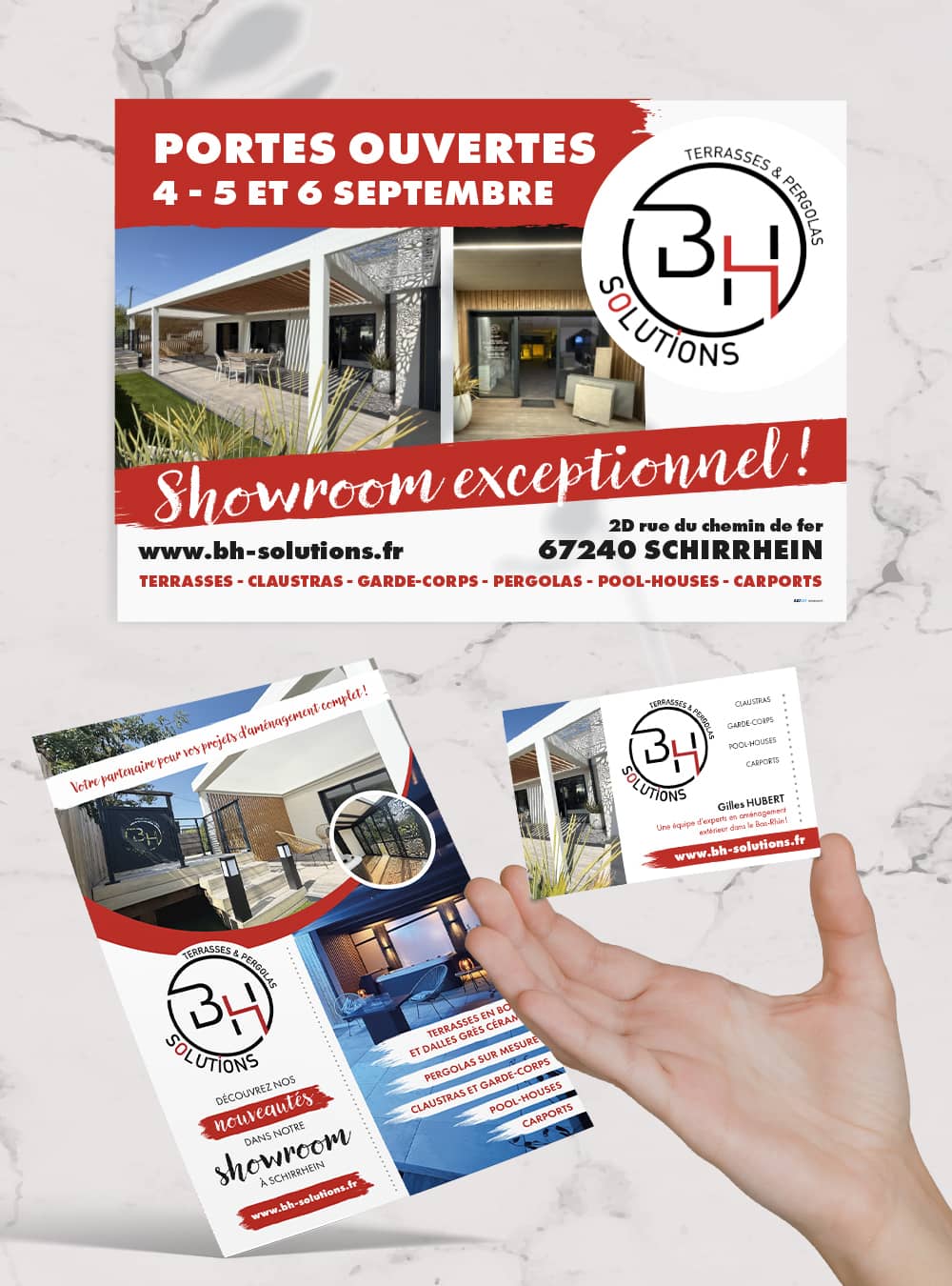 Supports de communication pour BH Solutions